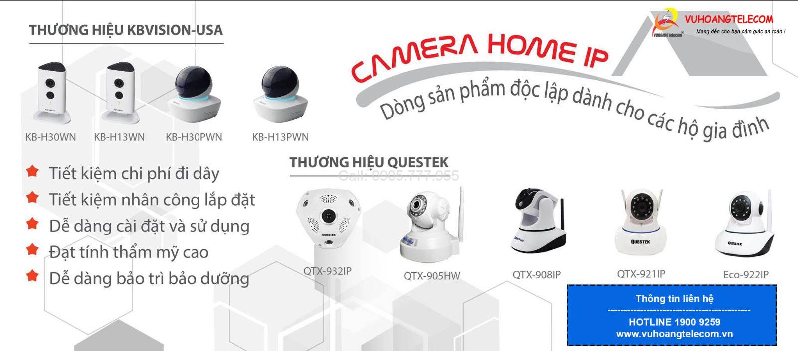 Camera Home IP Questek – Giúp bạn an tâm khi vắng nhà-1