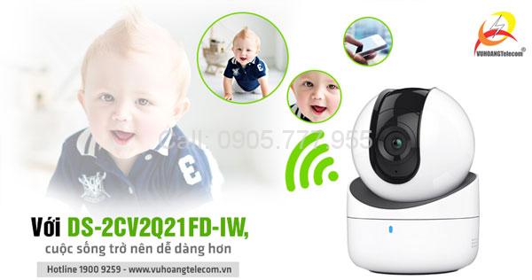 Camera IP wifi Hikvision DS-2CV2Q21FD-IW-1