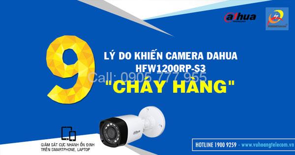 9 Lý do khiến cho camera Dahua HFW1200RP-S3 giá rẻ