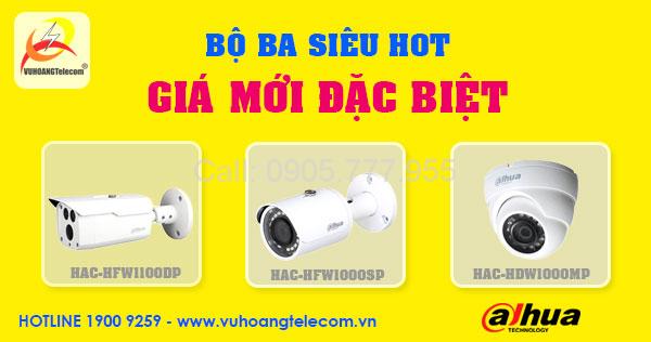 Bộ ba camera Dahua siêu hot giảm giá đặc biệt ! -1