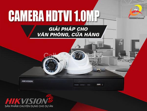 Camera HDTVI Hikvision Plus 1.0MP - Giải pháp giám sát cho văn phòng, cửa hàng -1