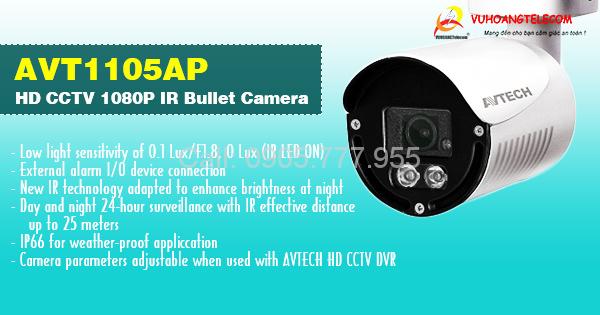 Camera IR Bullet AVT1105AP có ưu điểm gì?-1