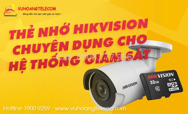 Giới thiệu thẻ nhớ HIKVISION chuyên dụng cho camera IP -1