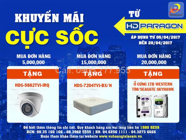 Tin HOT tháng này: Camera HDParagon khuyến mãi cực sốc ! -1