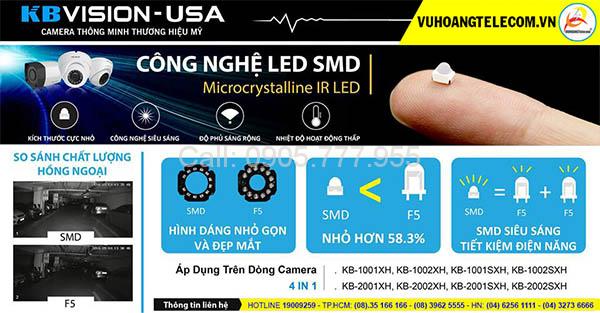 Đèn LED công nghệ SMD (Microsrystalline IR Led)