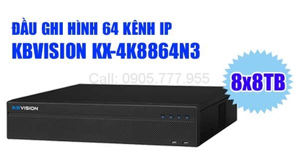 kx-4k8864n3-a Đầu ghi 64 kênh IP KBVISION KX-4K8864N3 giá rẻ
